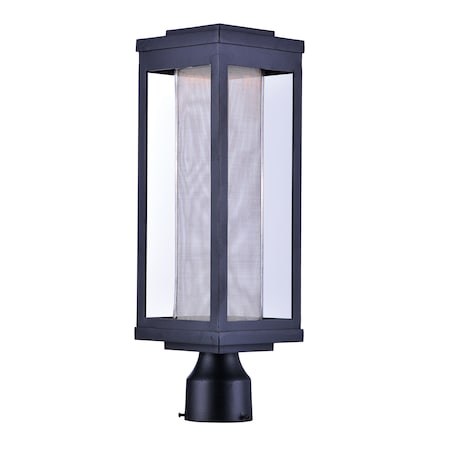 Maxim Lighting Salon LED 1-Light 6" Wide Black Outdoor Pole/Post Mount 55900MSCBK